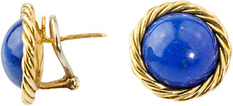 Lapis Turner & Leveridge 1980s 9ct Gold Lazuli Stud Earrings, Gold/Blue