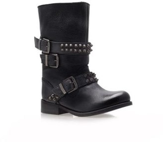 Carvela Black 'Tasha' studded leather flat boots