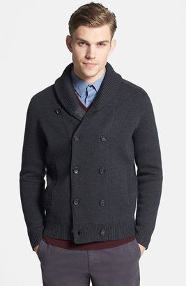 Vince Double Breasted Shawl Collar Cardigan