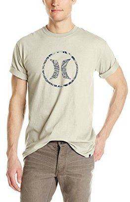 Hurley Men's Block Party Icon College Short Sleeve T-Shirt