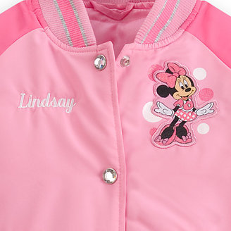 Disney Minnie Mouse Varsity Jacket for Girls - Personalizable