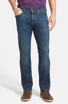 7 For All Mankind 'Standard - Luxe Performance' Straight Leg Jeans (Half Moon Blue)