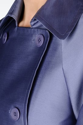 Giorgio Armani Double-Breasted Jacket In Technical Twill