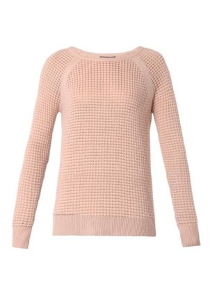 Vince Cashmere-blend thermal sweater