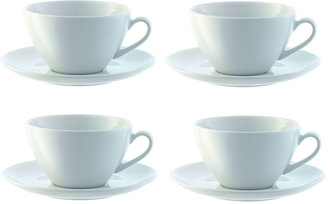 LSA International Dine Cappuccino Cup & Saucer Set of 4