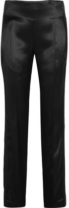 Haider Ackermann Isis satin-twill and wool wide-leg pants