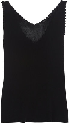Theyskens' Theory Serrated stretch-jersey top