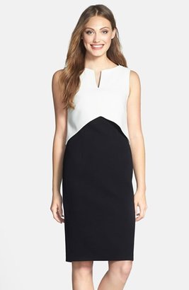 Laundry by Shelli Segal Crepe Popover Dress