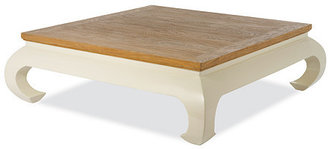 Regency 41" Lacquer Coffee Table, Ivory