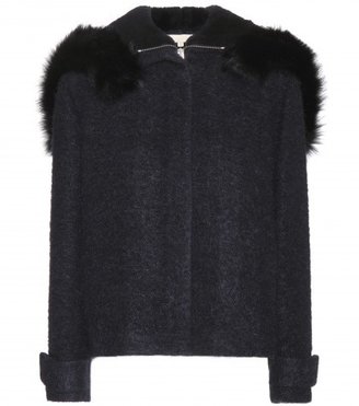 Vanessa Bruno Blamont Wool And Mohair-blend Jacket