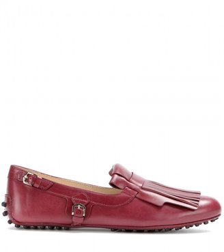 Tod's Gommini fringed leather loafers