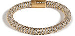Carolina Bucci Gold-Plated Twister Bracelet in Grey