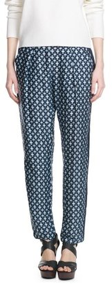 MANGO Outlet Printed Flowy Trousers