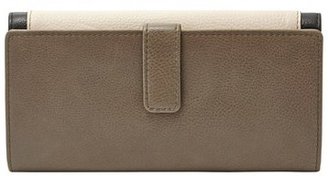 Fossil 'Knox' Colorblock Leather Clutch