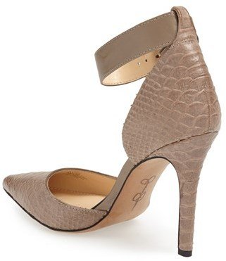 Jessica Simpson 'Cayna' D'Orsay Ankle Strap Pump