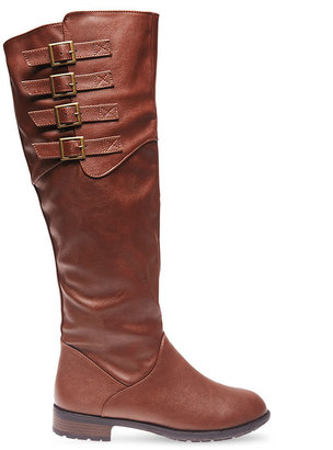 Wet Seal Buckled Tall Riding Boots