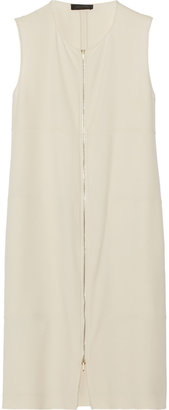 Calvin Klein Collection Zip-front crepe dress