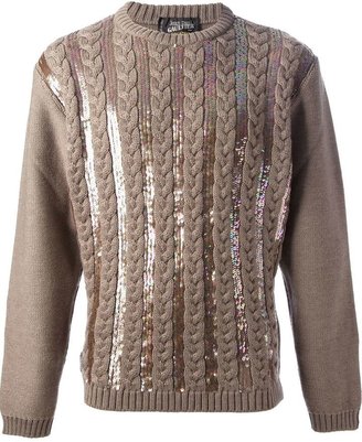 Jean Paul Gaultier Vintage sequined knitted jumper