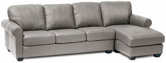 Asstd National Brand Asstd National Brand Leather Possibilities Roll-Arm 2pc. Left-Arm Sofa/Chaise Sectional