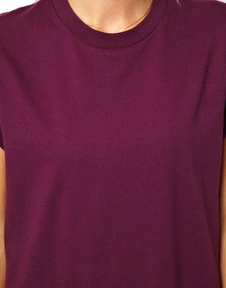 ASOS Boyfriend T-Shirt with Roll Sleeve