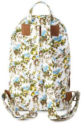 Forever 21 Fantasy Floral Canvas Backpack
