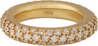 Irene Neuwirth Diamond Collection Pavé Diamond & Gold Stack Ring
