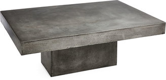 Urbia Eva 48 Concrete Coffee Table, Silver