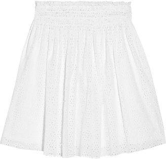 Zadig & Voltaire Japon broderie anglaise cotton mini skirt