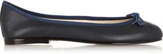French Sole India leather ballet flats