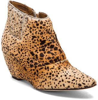 Matisse Nugent Wedge Bootie with Cow Hair