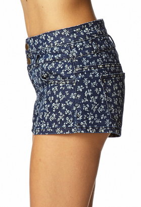 Forever 21 ditsty floral denim shorts