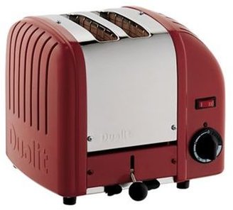 Dualit Red 'Vario' two slice toaster