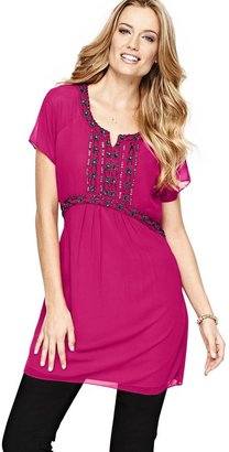 Savoir Placed Embellished Tunic