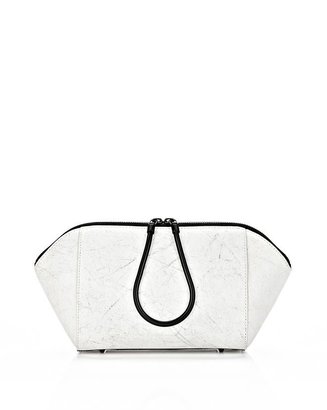 Alexander Wang Exclusive Large Chastity Make Up Pouch In Chalk