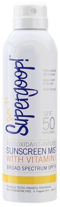 Supergoop! Supergoop SPF 50 Antioxidant-Infused Sunscreen Mist with Vitamin C 6oz Skincare Treatment