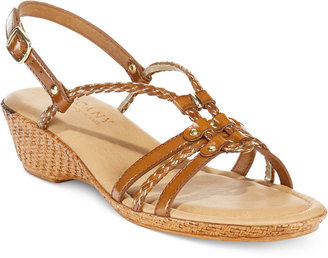 Easy Street Shoes Tuscany by Lucca Wedge Sandals