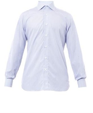 Brioni William pinstripe cotton shirt