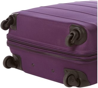 Linea Frameless pod purple 4 wheel soft large suitcase