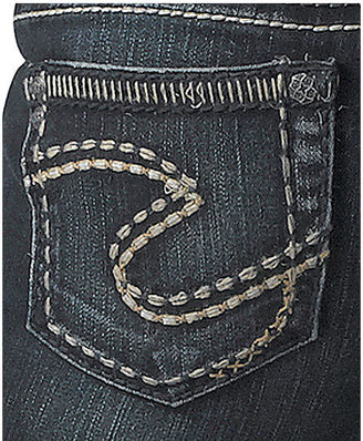 Silver Jeans Juniors Jeans, Aiko Bootcut, Dark Wash