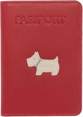 Radley Heritage dog red passport cover
