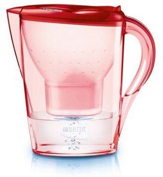 Brita plastic 'Rose red' water filter