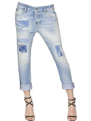 DSquared 1090 Dsquared2 - Cool Girl Washed Stretch Cotton Jeans