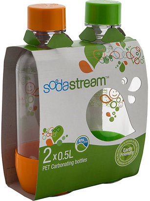 Sodastream Twin Pack 500ml Refillable Bottles.