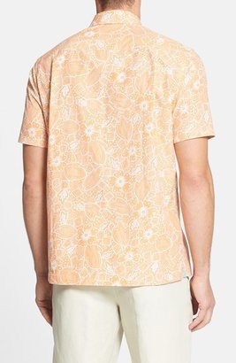 Tommy Bahama 'The Oh Sea' Regular Fit Silk & Cotton Campshirt