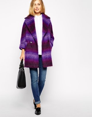 B.young Studio 4 London Slouch Coat in Fluffy Degrade Mohair