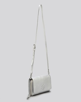 Tory Burch Mini Bag - Metallic Thea Flat Wallet On A Chain