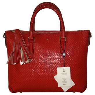 Anya Hindmarch Red Leather Handbag Huxley