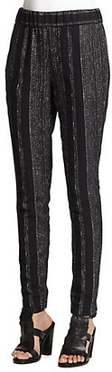 Luca Woven Striped Track Pants