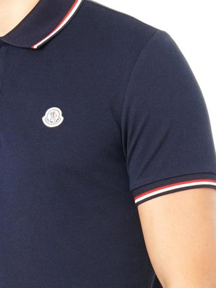 Moncler Logo-badge polo shirt