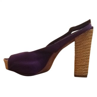 Castaner Purple Heels